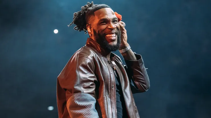 Burna Boy performs onstage at Wintrust Arena on February 21, 2024