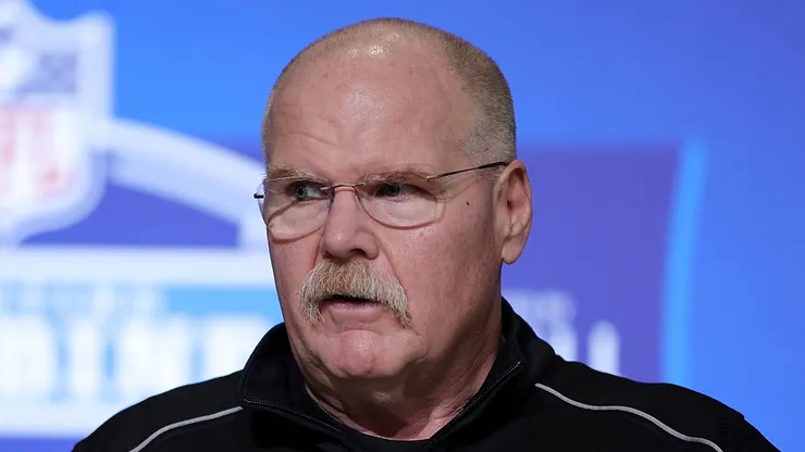 Andy Reid head coach of the Kansas City Chiefs