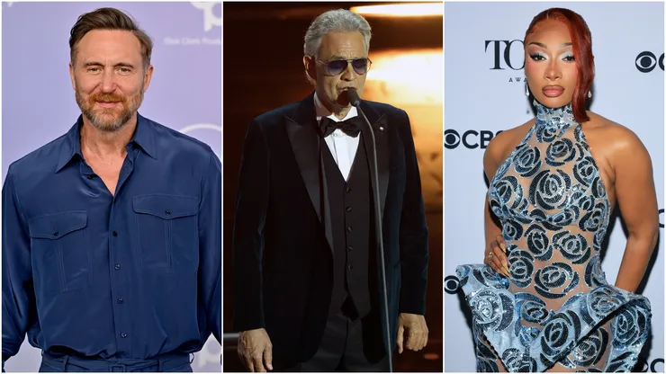 David Guetta, Andrea Bocelli and Megan the Stallion