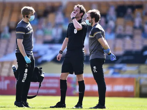 What happens if a referee gets injured?