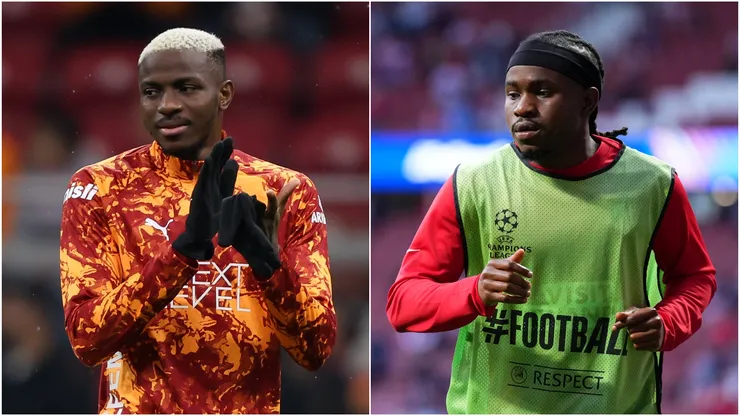 Victor Osimhen (left) and Ademola Lookman.