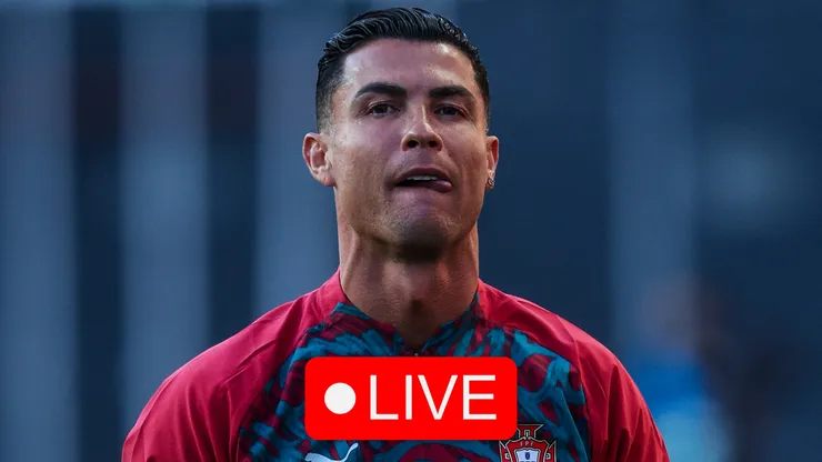 Cristiano Ronaldo of Portugal during the warmup.