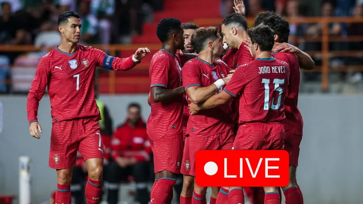 Pedro Neto of Portugal celebrates scoring Portugal first goal.