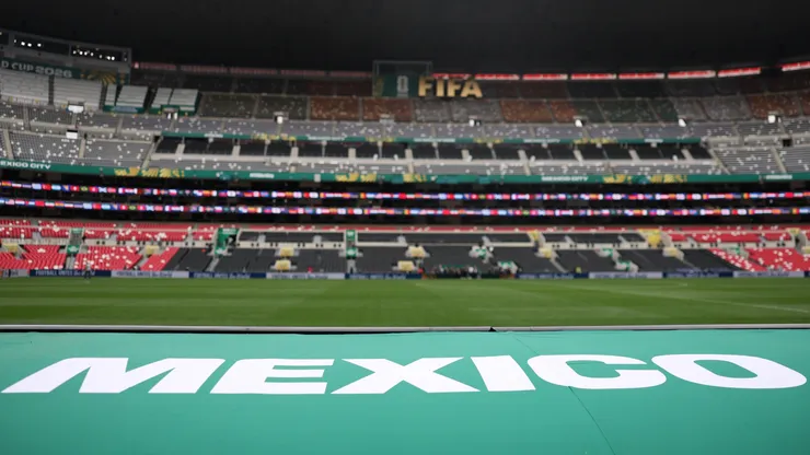 General view inside the Mexico City Stadium.