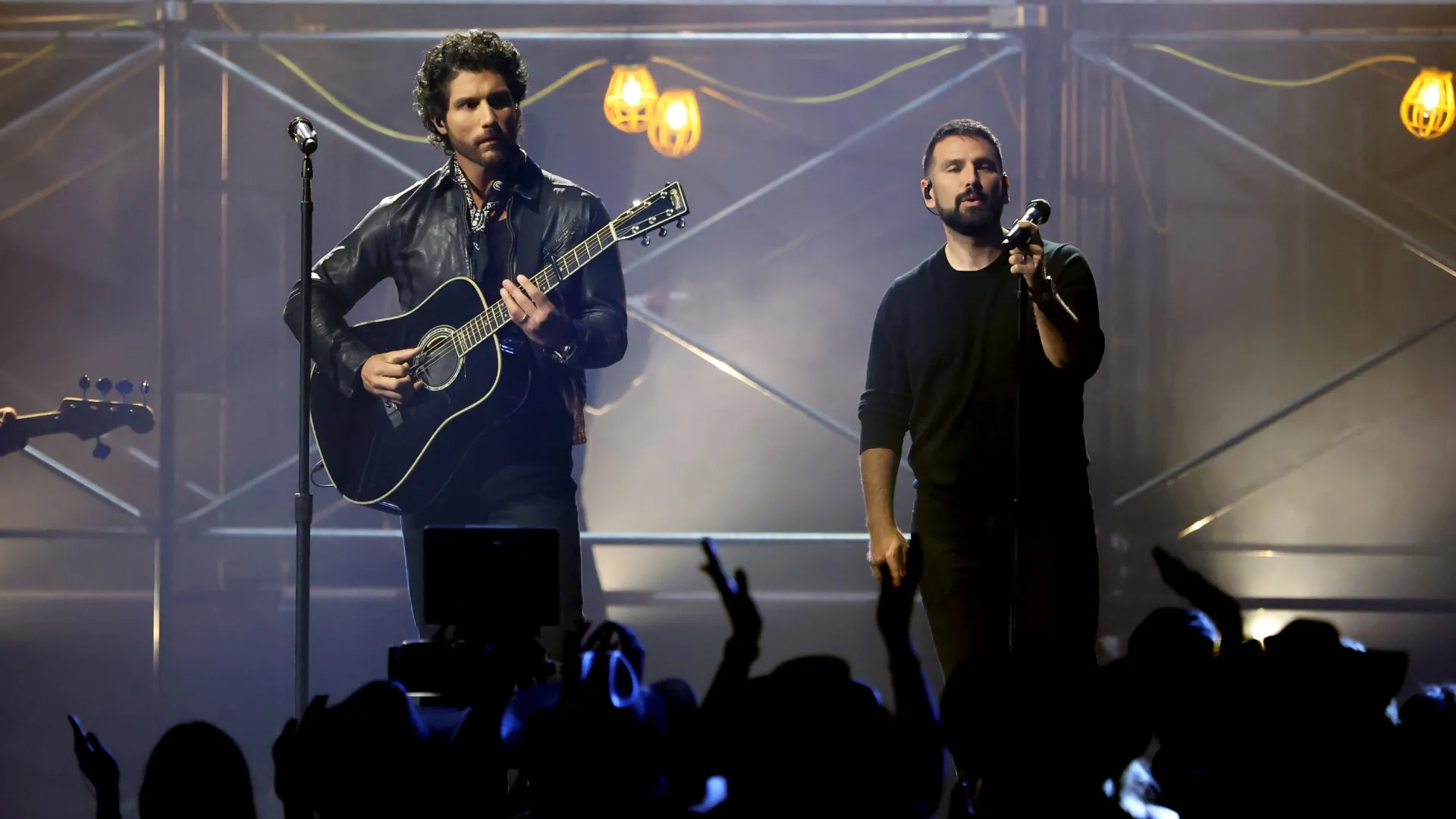 Dan + Shay perform onstage during the 61st Academy of Country Music Awards (Source: Ethan Miller/Getty Images)