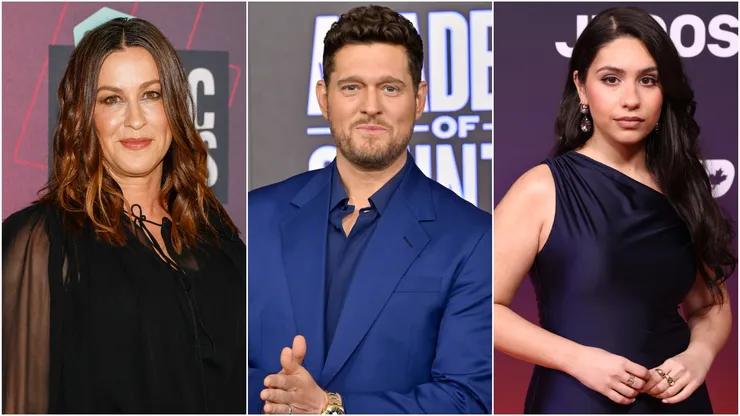 Alanis Morissette, Michael Buble and Alessia Cara