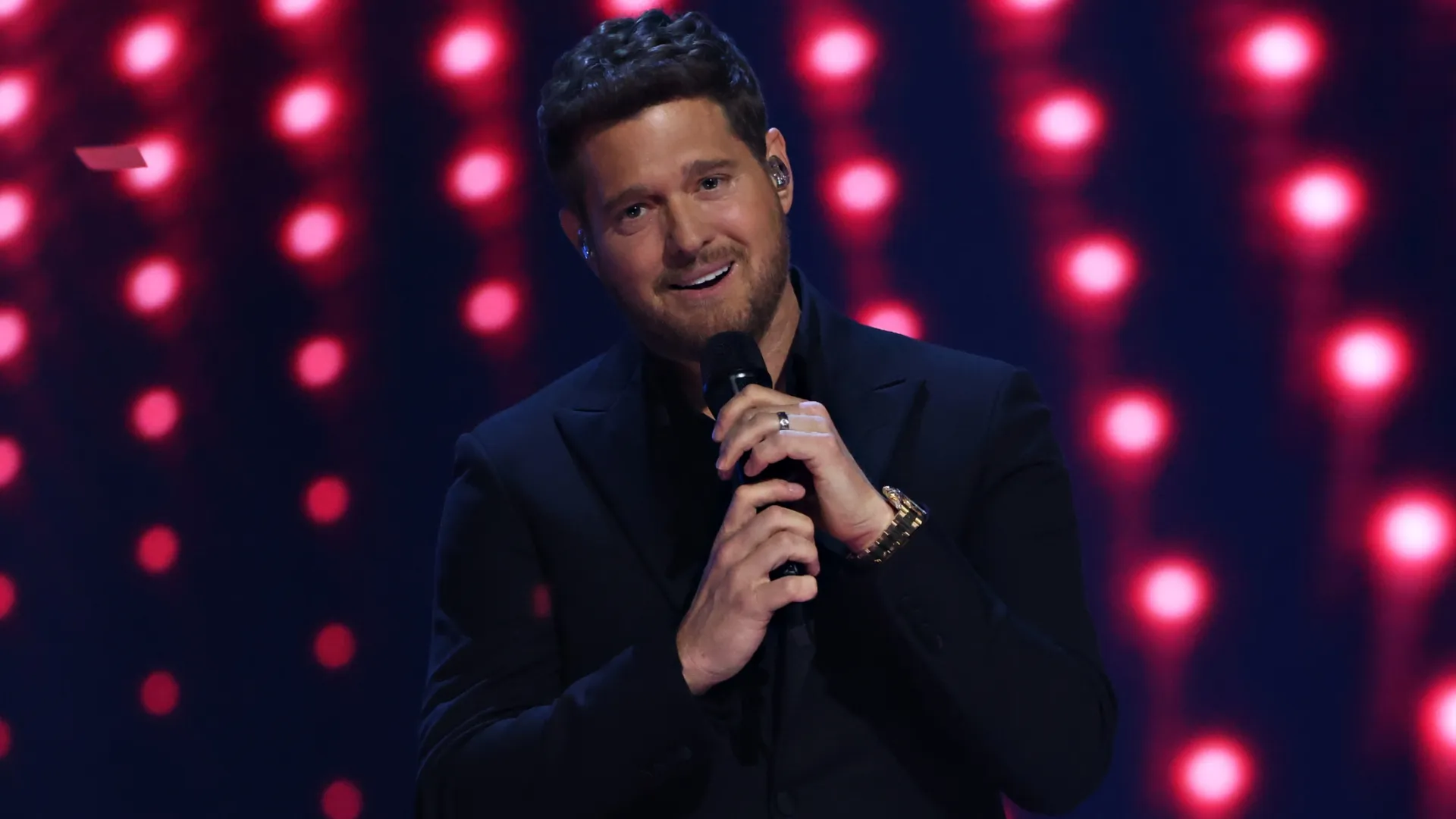 Michael Buble performs onstage during the 2025 JUNO Awards (Source: Cindy Ord/Getty Images)