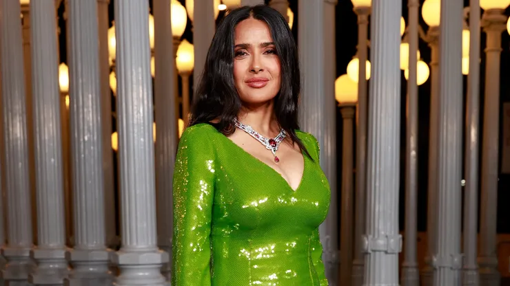 Salma Hayek attends the 2025 LACMA Art+Film Gala