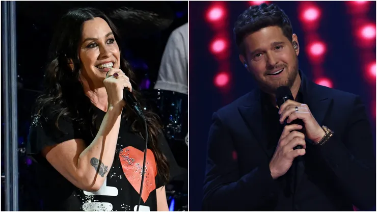 Alanis Morissette and Michael Buble