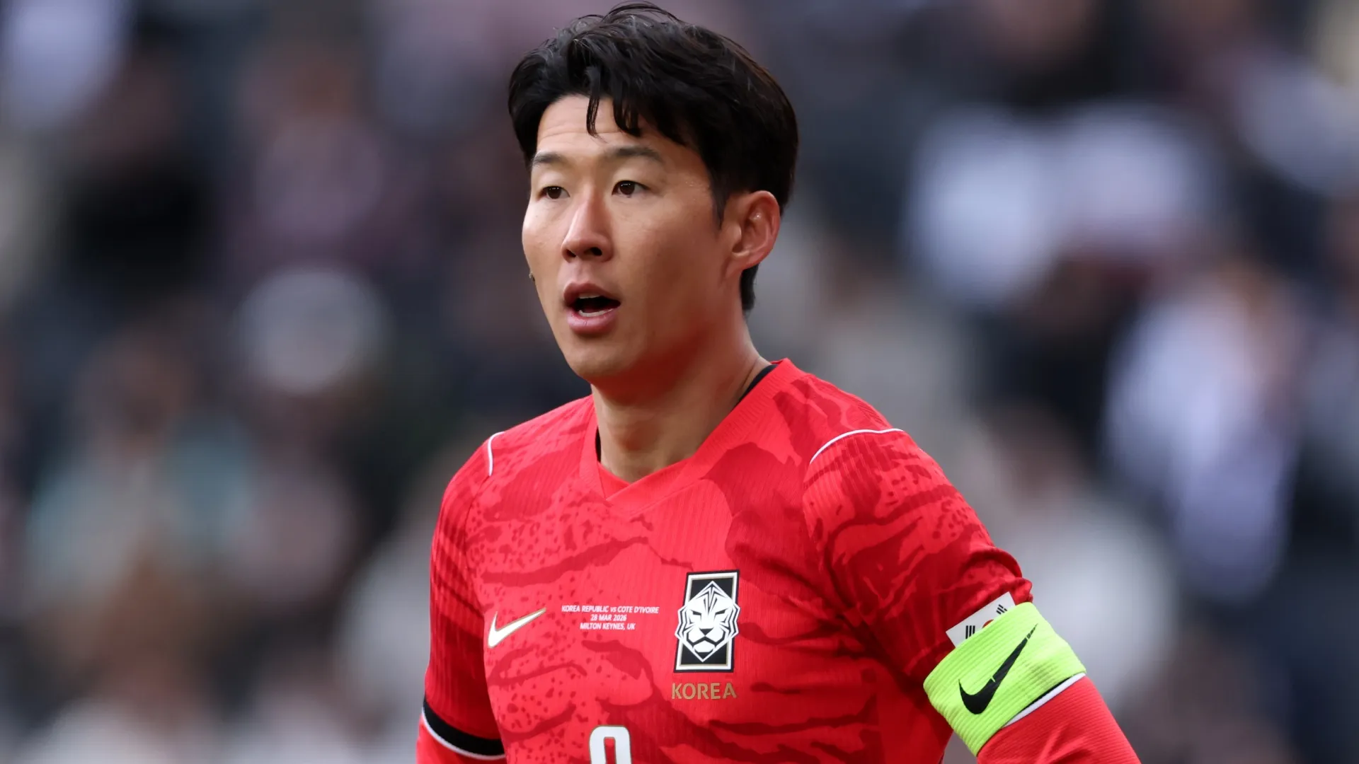 Son Heung Min of South Korea