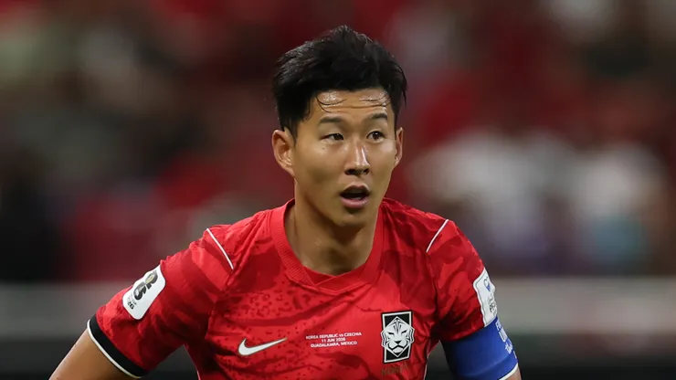 Heung-Min Son #7 of South Korea
