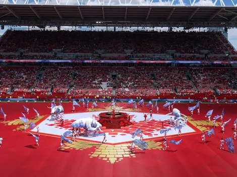 What was the first song played before Canada vs Bosnia and Herzegovina in the 2026 World Cup opening ceremony?