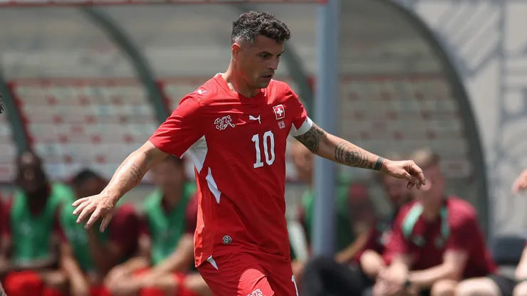 Granit Xhaka of Switzerland