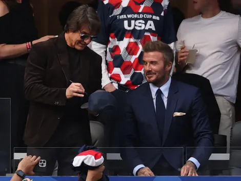 Which celebrities were spotted at the USA vs. Paraguay match?