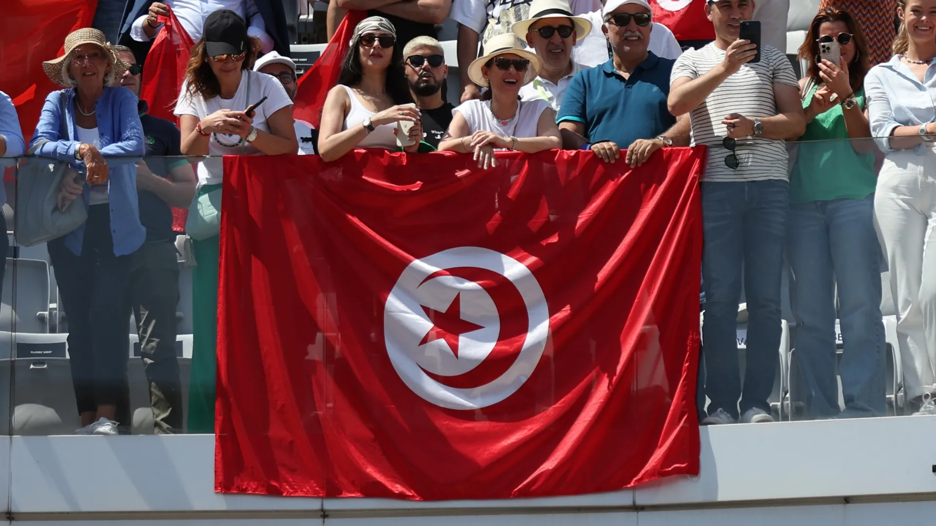 Fans wave a Tunisian flag – Julian Finney/Getty Images