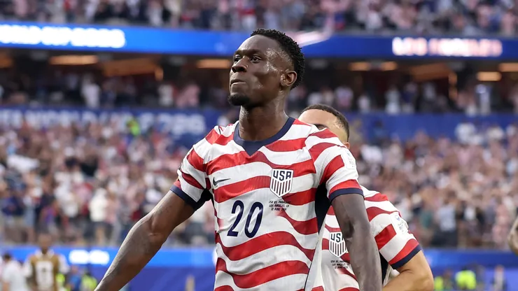 Folarin Balogun #20 of the United States.