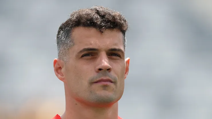 Granit Xhaka of Switzerland