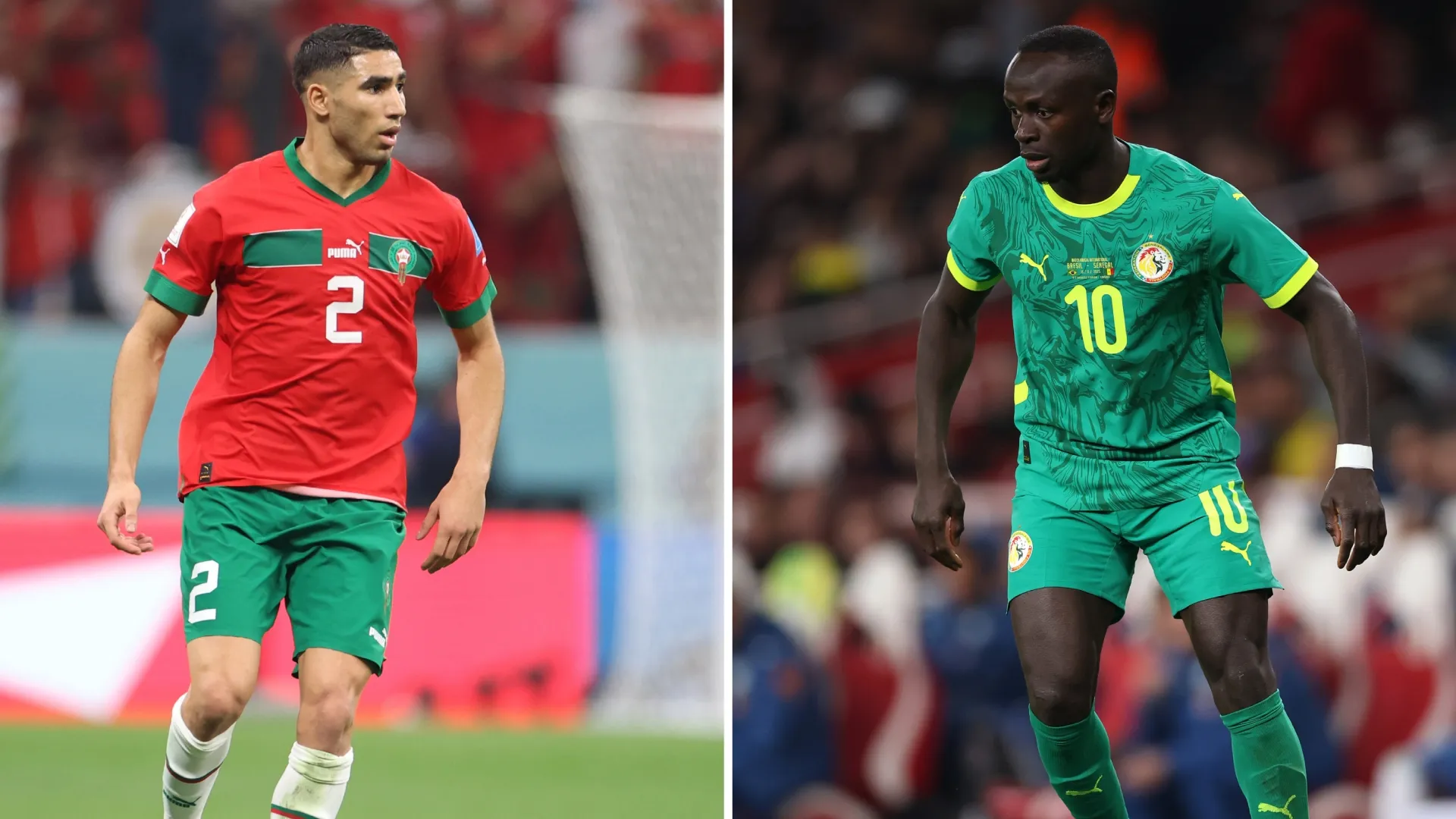 Achraf Hakimi and Sadio Mane