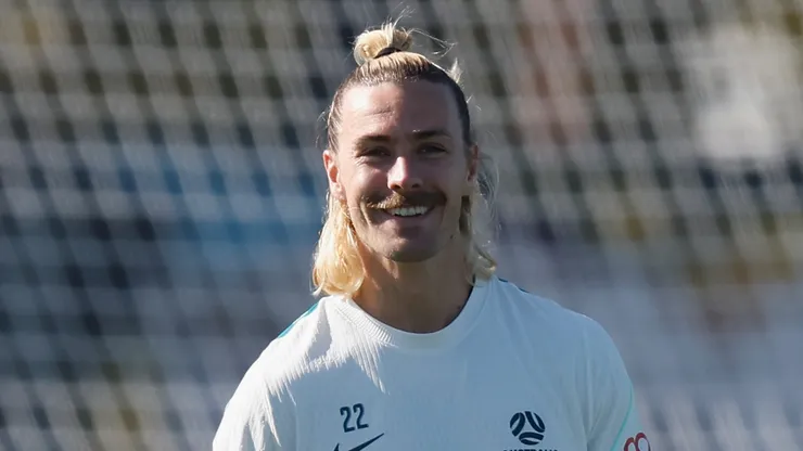 Jackson Irvine of Australia.