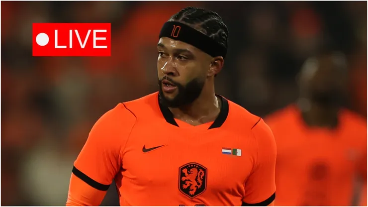 Memphis Depay of Netherlands in action.