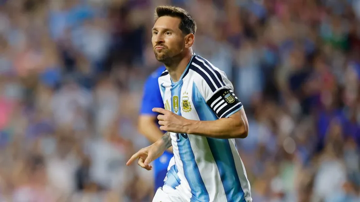 Lionel Messi of Argentina