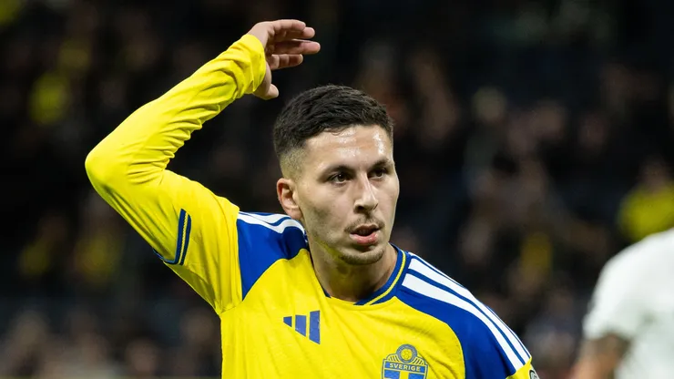 Roony Bardghji of Sweden.