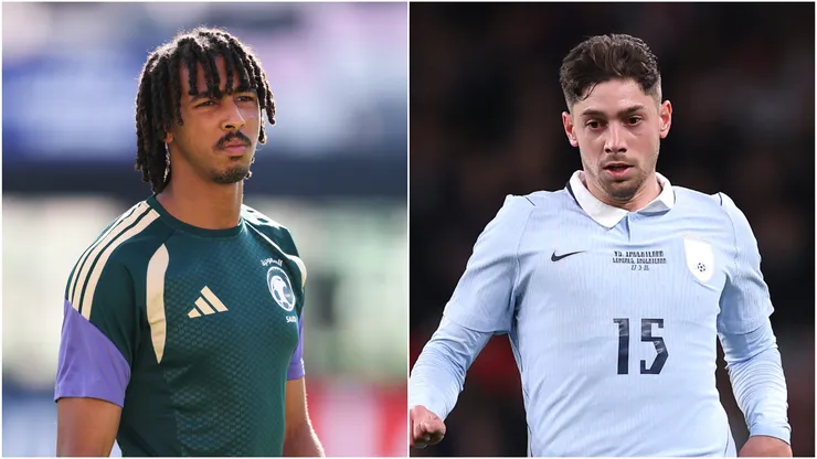 Jehad Thikri (L) Federico Valverde (R).