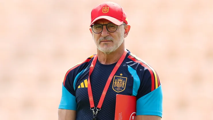 Luis de la Fuente during the training and press conference of Spain one day ahead of the FIFA World Cup 2026 Group H match