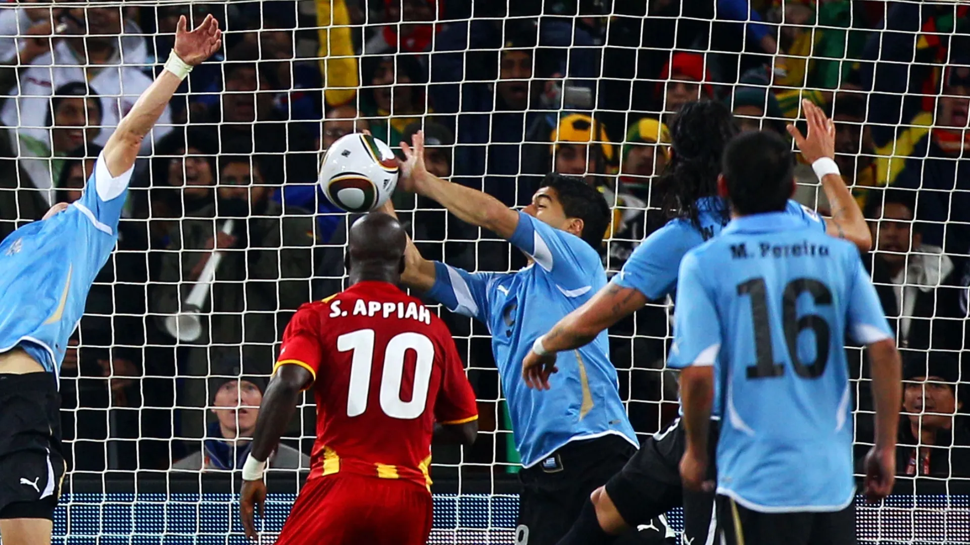 The save that made Suarez Ghana’s No. 1 public enemy in 2010.