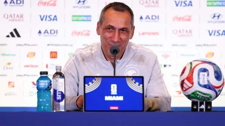 Georgios Donis during a press conference one day ahead of the FIFA World Cup 2026 Group H match