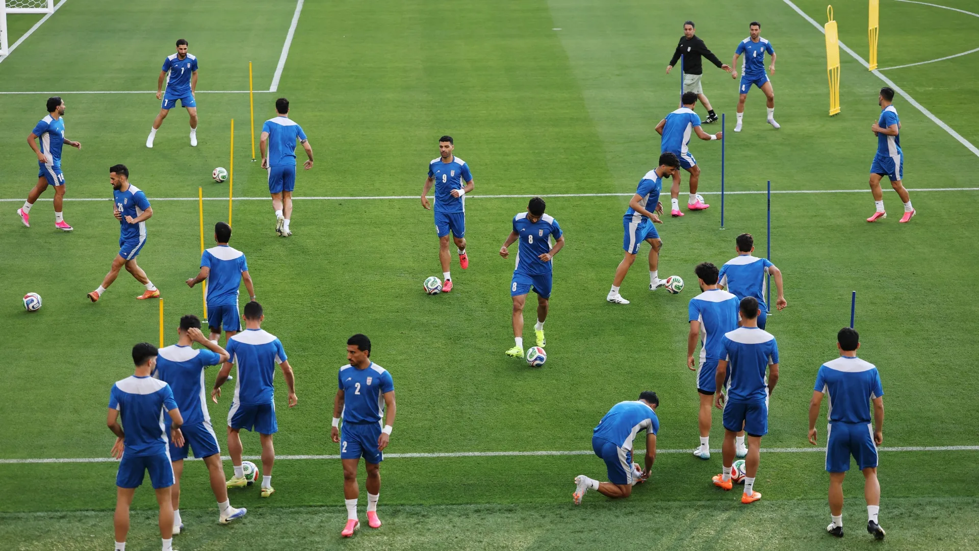 Iran Training Session one day ahead of the FIFA World Cup 2026 Group G match (Source: Harry How/Getty Images)