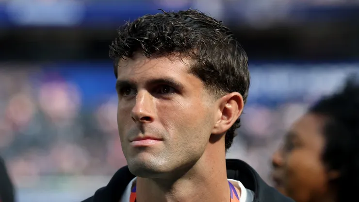Christian Pulisic before a game with the USA.