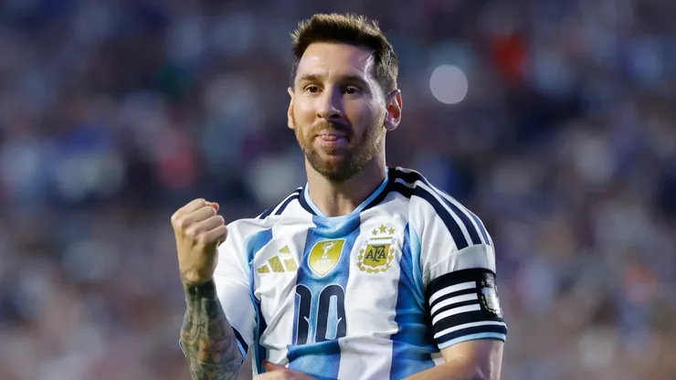 Lionel Messi of Argentina
