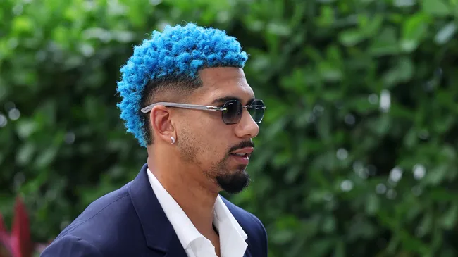 Ronald Araujo’s Uruguay-themed hairstyle for the 2026 World Cup.