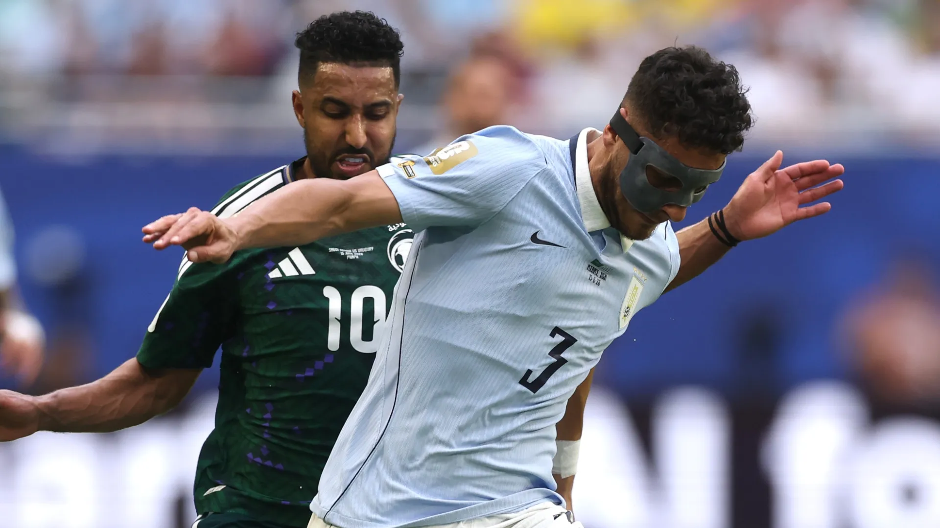 Sebastian Caceres controlling the ball