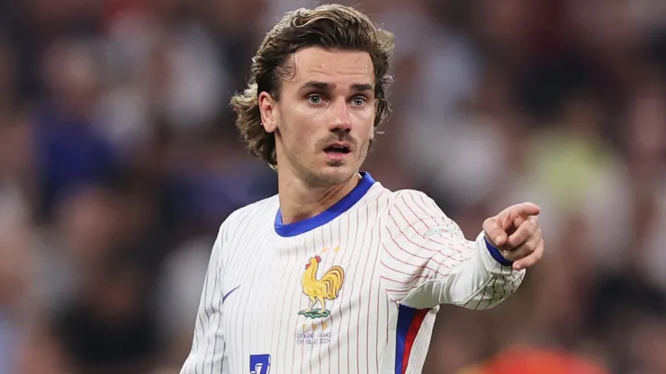 Antoine Griezmann of France gestures during the UEFA EURO 2024 Semi-Final match