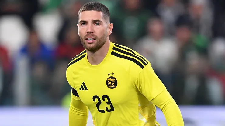 Zineddine Luca Zidane of Algeria in action during an international friendly match