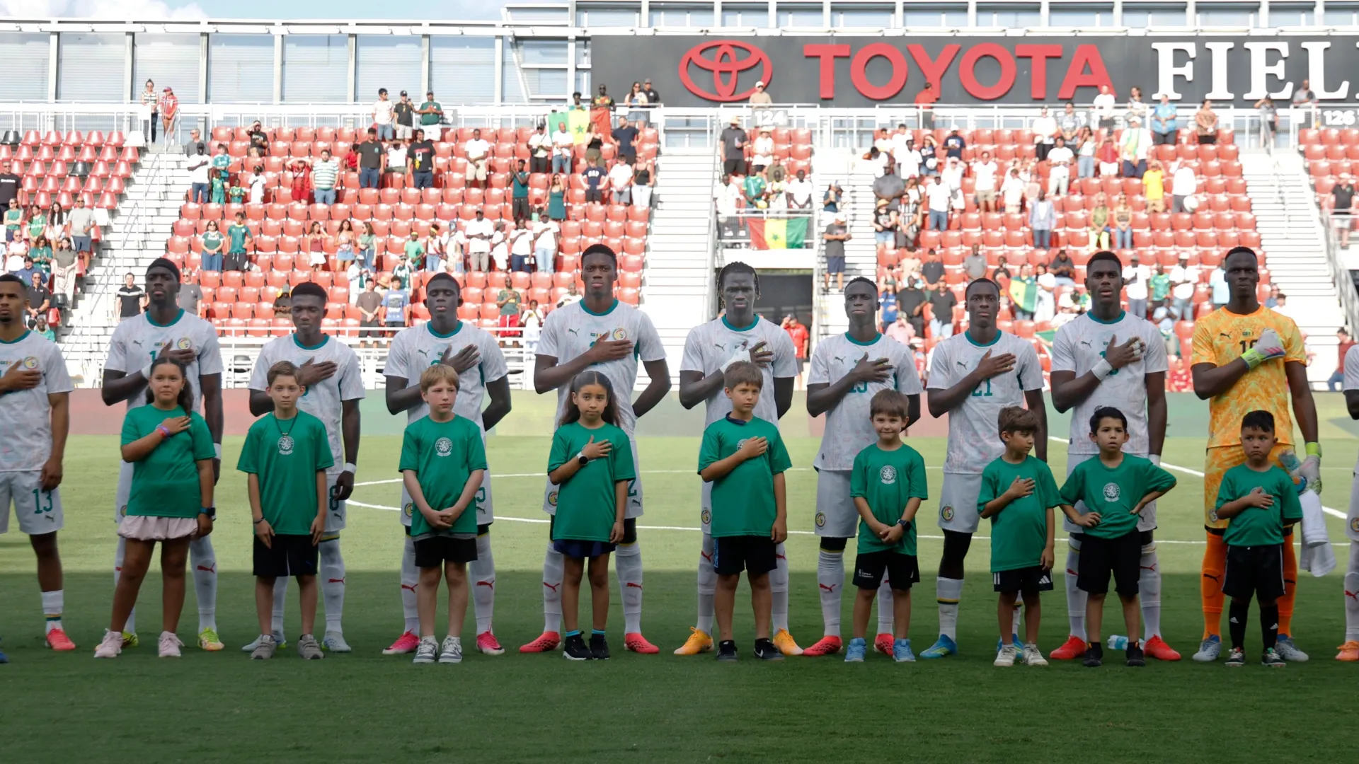 Senegal before the start of the international friendly match in 2026 (Source: Ronald Cortes/Getty Images)