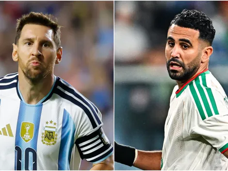 In which city and stadium are Argentina vs Algeria playing today?