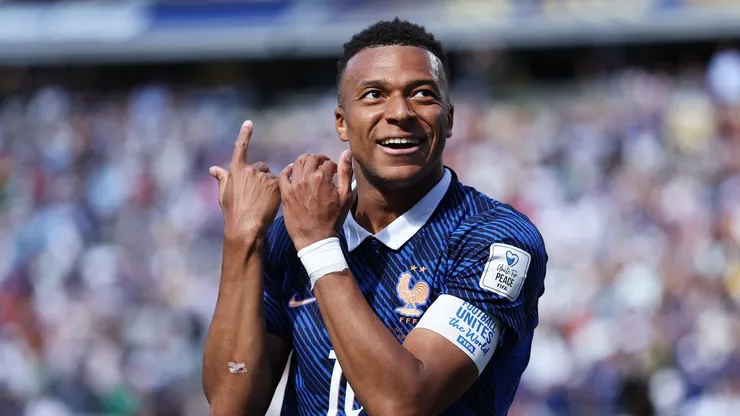 Kylian Mbappe #10 of France.