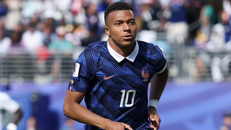 Kylian Mbappe #10 of France
