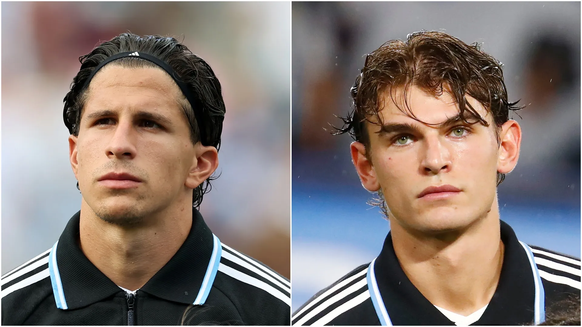 Giuliano Simeone (left) and Nicolas Paz (right).