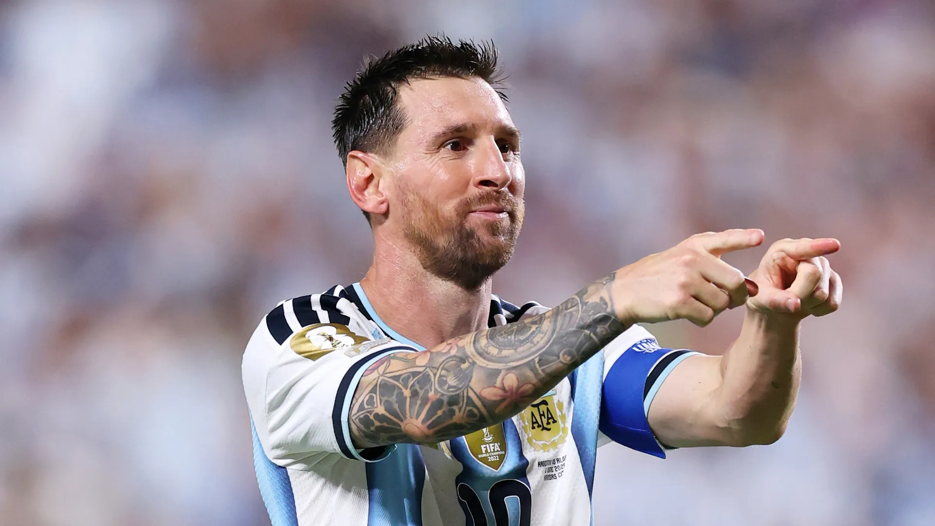 Lionel Messi of Argentina.