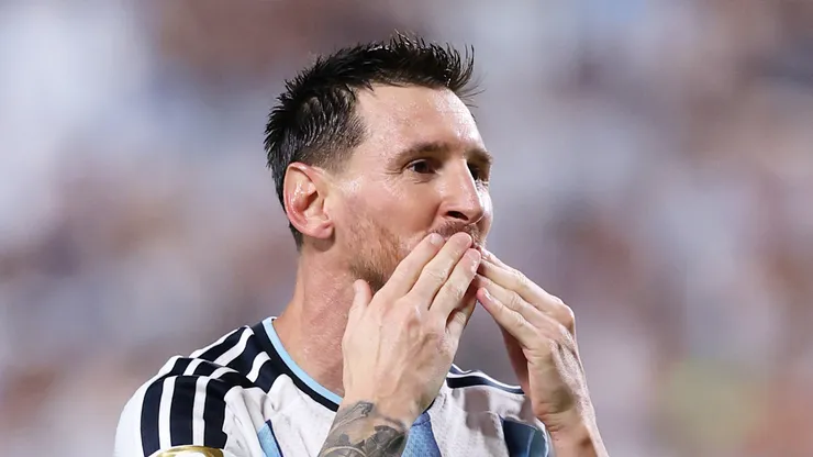 Lionel Messi of Argentina