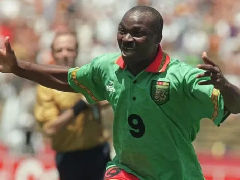 Who’s the oldest player to score a goal in FIFA World Cup history?