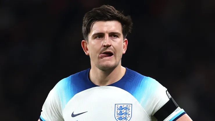 Harry Maguire during match between England and Malta.