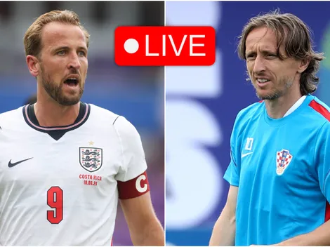 England vs Croatia LIVE