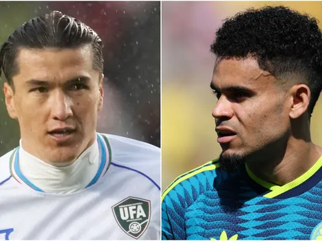 In which city and stadium are Uzbekistan vs Colombia playing today?