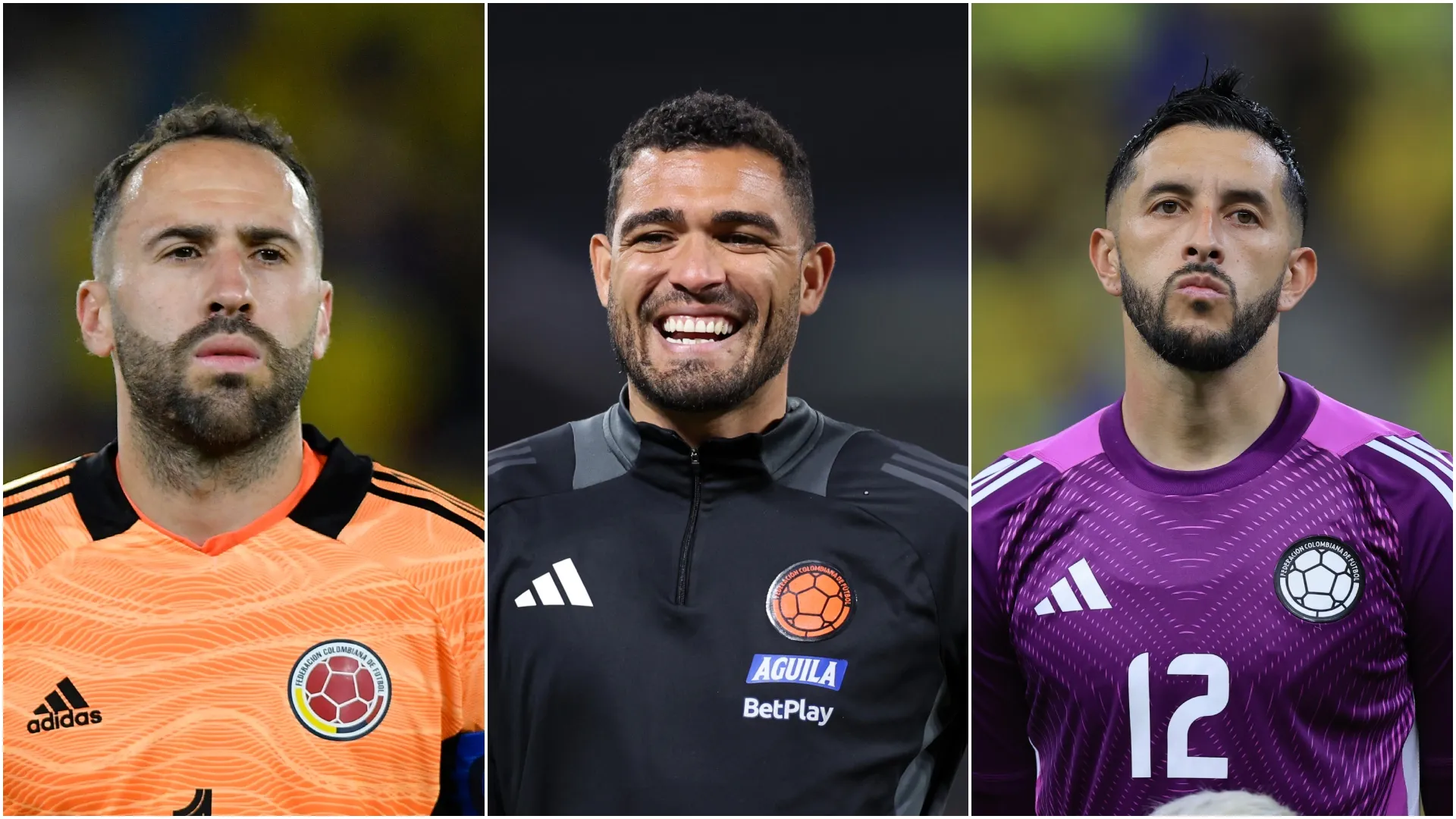 Ospina (left), Montero (middle), and Vargas (right).