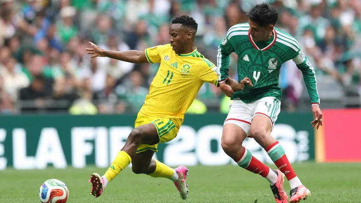 Themba Zwane of South Africa at the 2026 World Cup